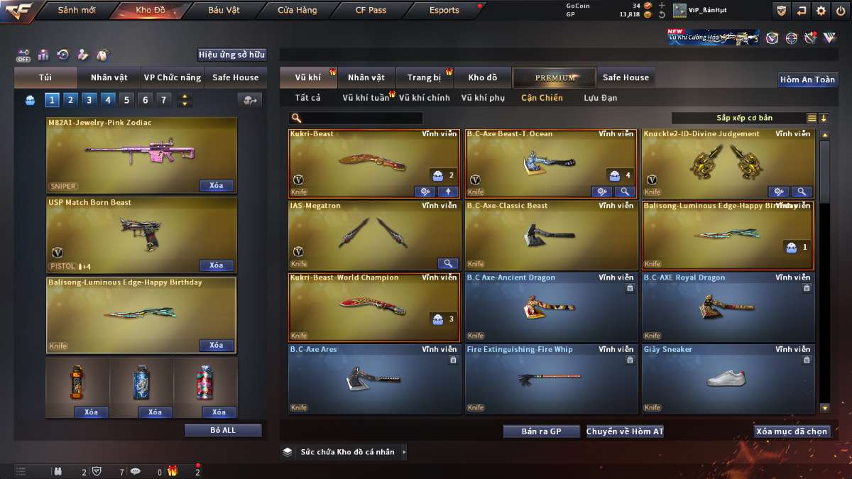shop acc cf uy tin gia re